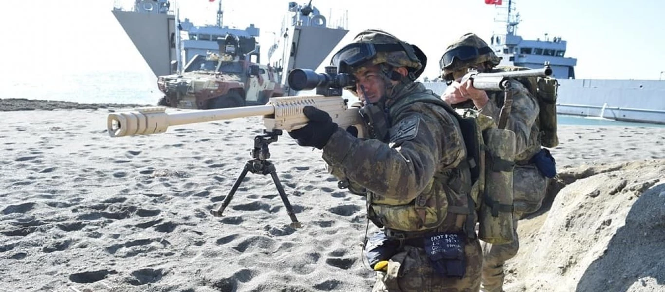 Συνεχείς οι αποβατικές ασκήσεις για τους Τούρκους πεζοναύτες με σενάριο κατάληψης ελληνικών νησιών